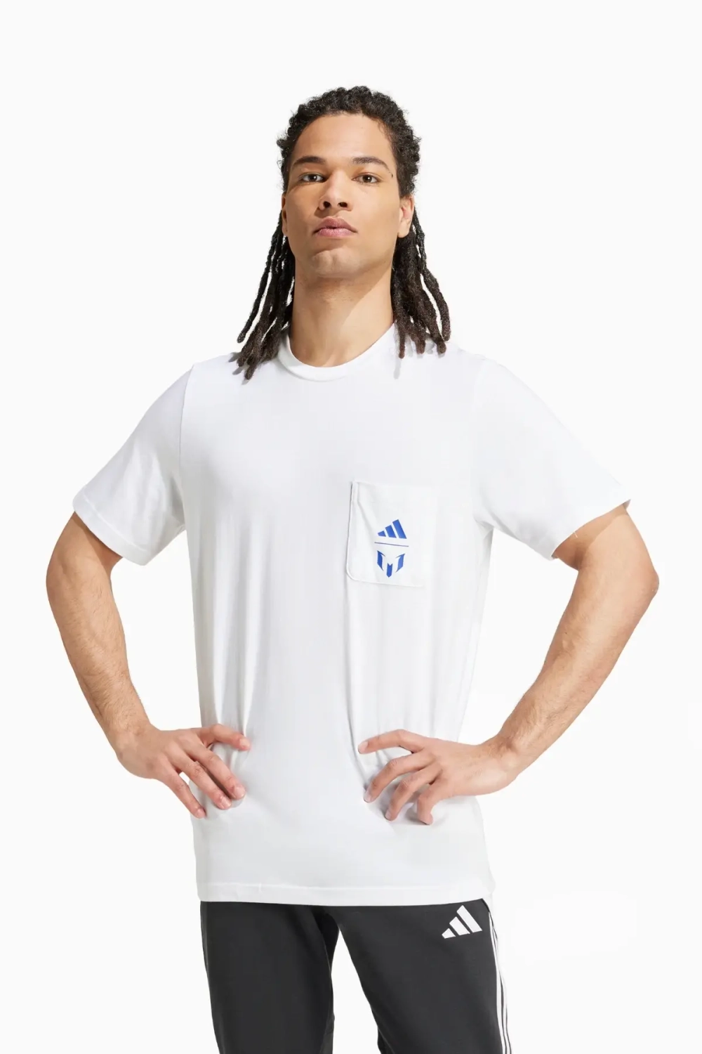Футболка adidas Messi Icon Graphic Tee - белый