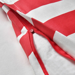 Комплект постельного белья IKEA BUSENKEL (БУСЕНКЕЛ), Детский, Красно-белый с рисунком, 150x200, 50x80 см