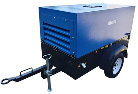 Компрессор винтовой передвижной дизельный LIUTECH LUY050-7 на шасси W527-460