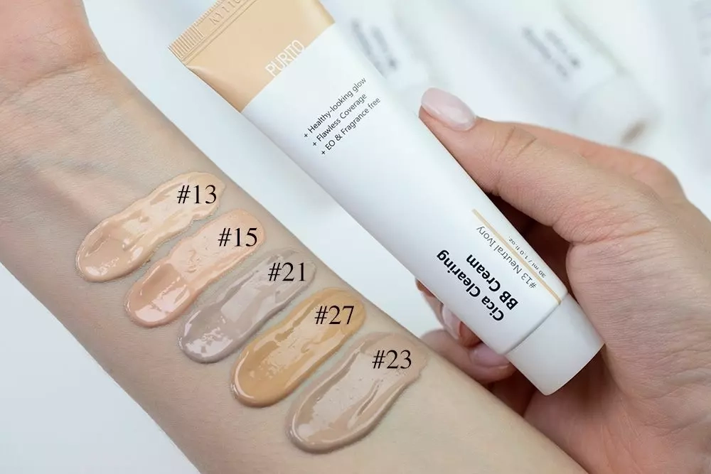 BB-крем для чувствительной кожи с экстрактом центеллы Purito Cica Clearing BB Cream — тон 21