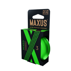 Презервативы MAXUS Mixed №3 в железном кейсе, набор X-Edition, 3 шт
