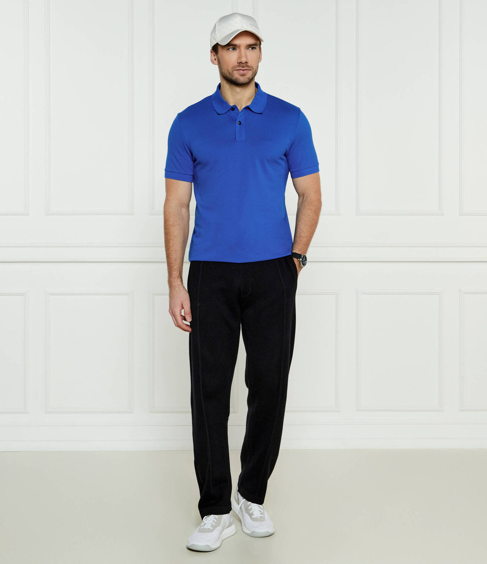 поло pallas BOSS BLACK - голубой(50468362)