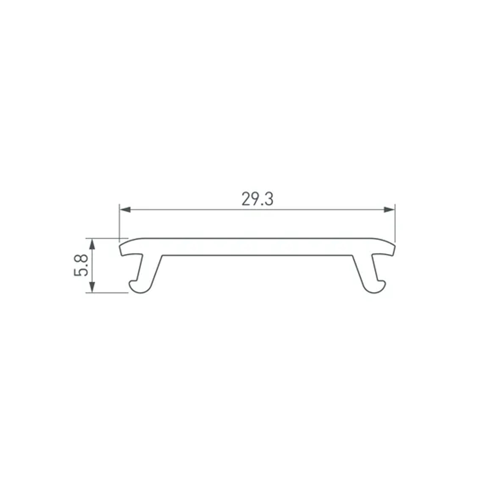 Экран STRETCH-25-WALL-SIDE-10m OPAL-PVC (Arlight, Пластик) 040517
