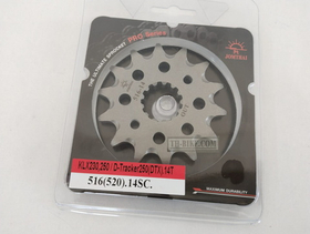 14T KLX230-250, Sprocket drive (front). JT 516-14SC (520)