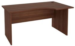Стол эргономичный правый "Альфа" 62.21 Орех Пегас, ЛДСП, Витра