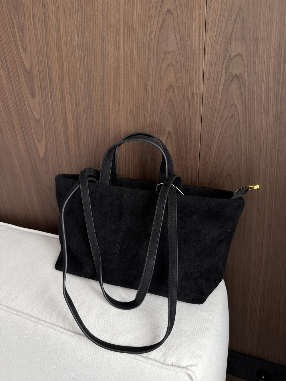 Сумка из эко замши