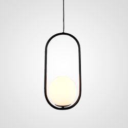 Подвесной Светильник Matthew Mccormick Hoop 40 Black Mila Pendant By Imperiumloft