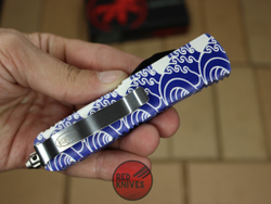 Нож Microtech UTX-85 T/E , клинок танто - восточные рисунки + запчасти RK-403