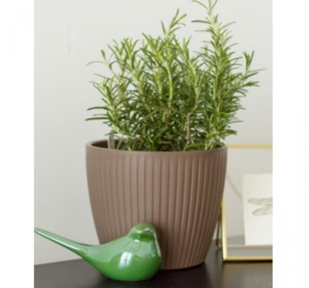 Горшок с дренажной системой ЭВИ VipSet 4,5л шоколад