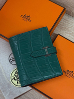 Кошелек Hermes из кожи крокодила