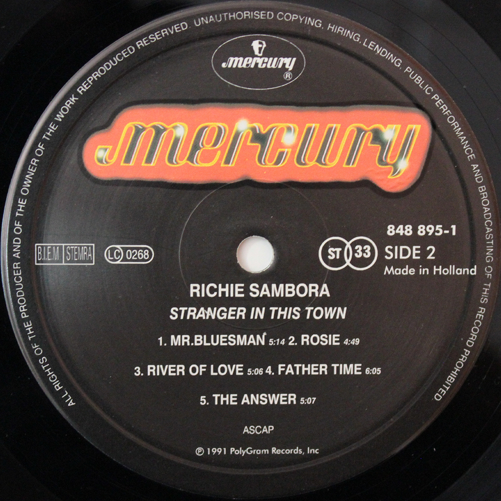 Richie Sambora / Stranger In This Town (LP)