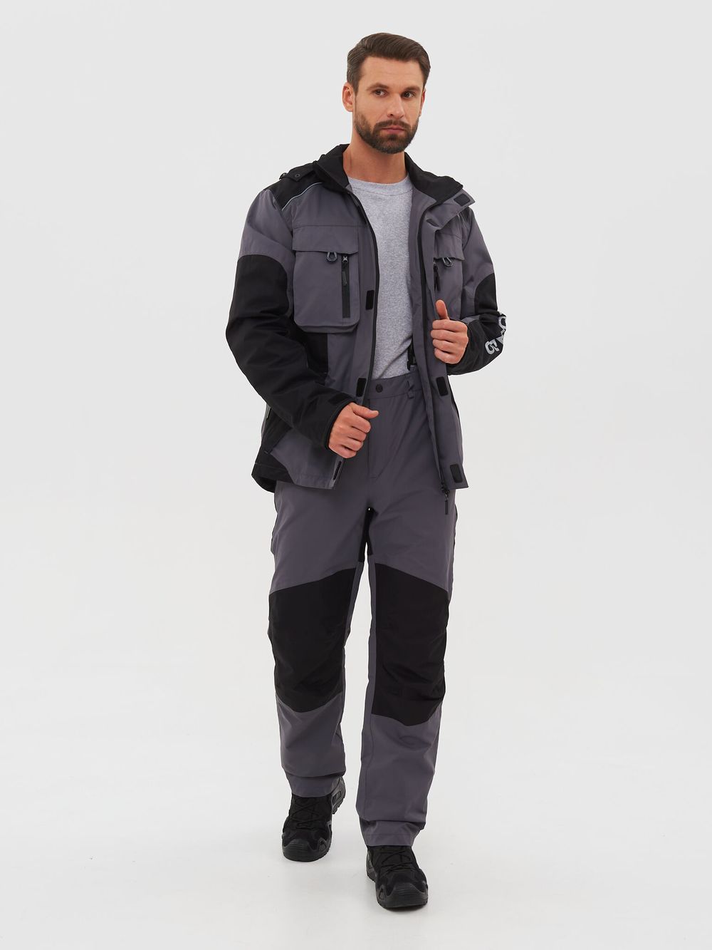 Костюм демисезонный Торнадо ткань Breathable цвет Серый