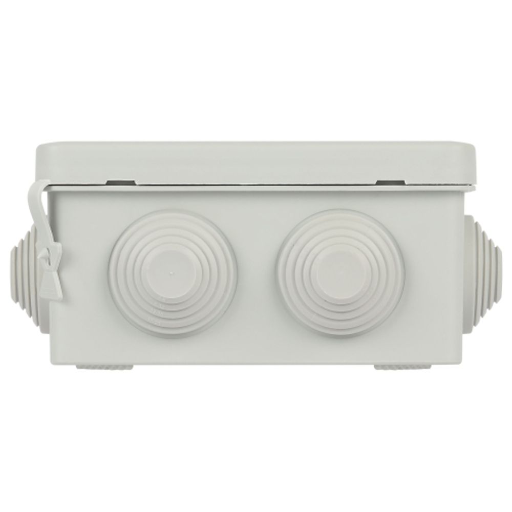 Распаячная коробка ЭРА KOR-100-100-55-7gv-MP серая 100х100х55мм с гермовводами 7 входов прямой монтаж IP55