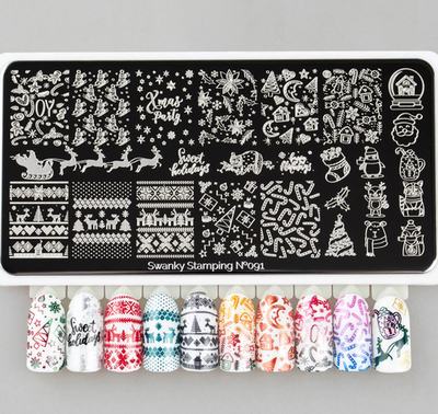 Swanky Stamping Пластина для стемпинга 091