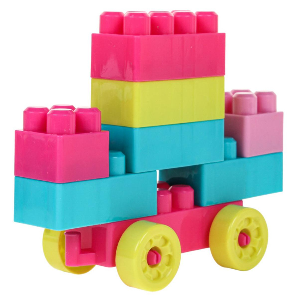 Конструктор блочный 60 элементов, сумка 5548