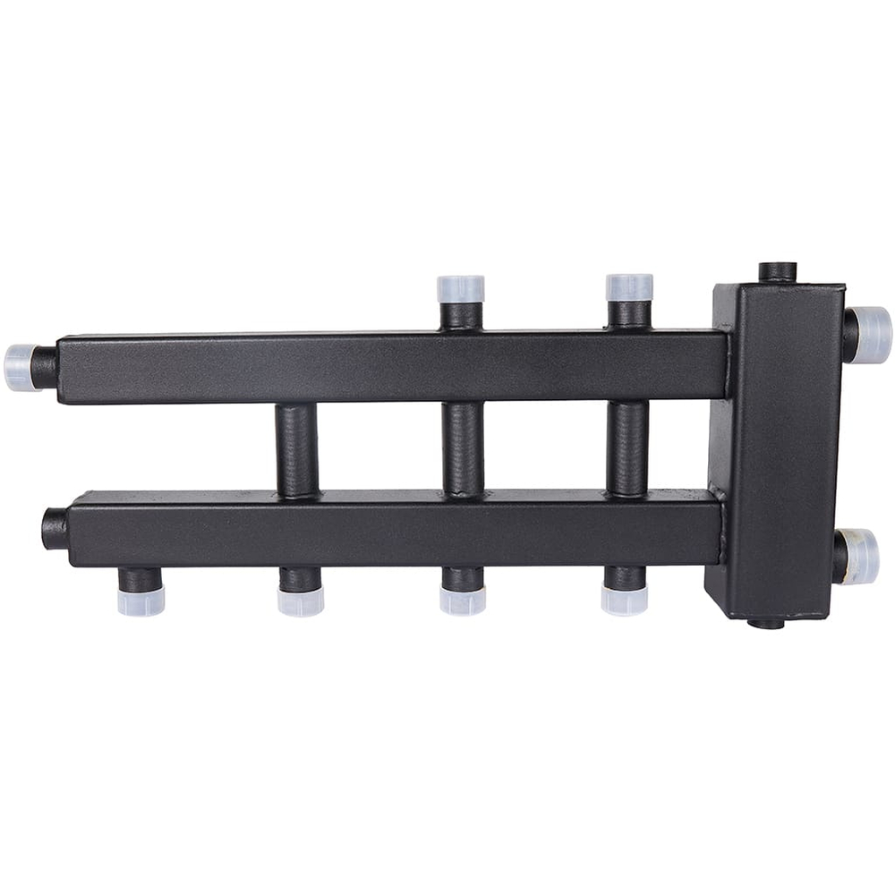 Коллектор с гидравлической стрелкой ROMMER - 1"1/4 НР на 2+1+1 контур 1" НР (до 60 кВт)