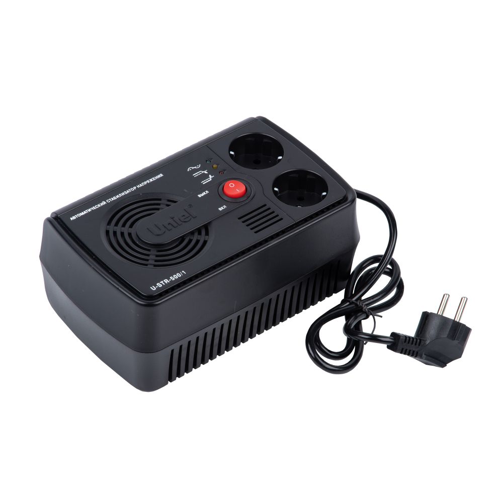 U-STR-500-1 Стабилизатор напряжения Uniel серии Standard Courage 500 ВА