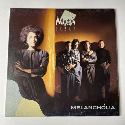 Винтажная виниловая пластинка LP Матиа Базар Matia Bazar Melancholia (Italy 1985)