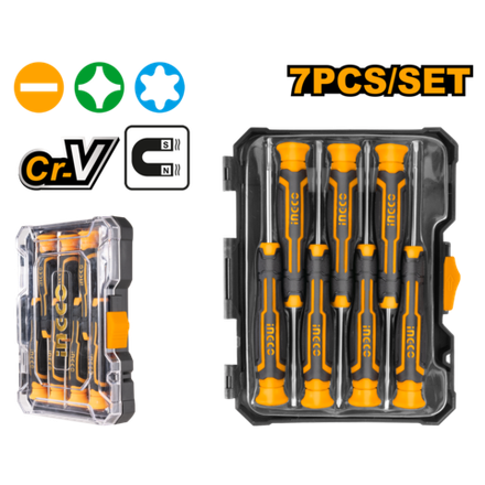 Набор прецизионных отверток INGCO HKSD0718 INDUSTRIAL 7 шт.