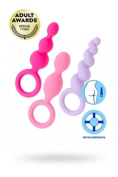 Набор анальных плагов Satisfyer силикон (блистер)