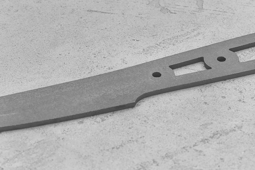 Заготовка для ножа, сталь VG-10 2,8мм. Модель "Геликон НО095" с клинком 95мм, ТО 62-63HRC