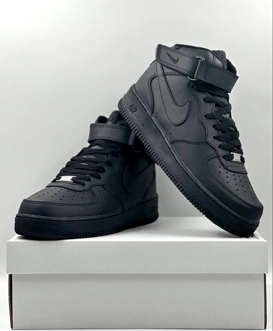 Кроссовки Nike AirForce 1High #N145 (черн.)