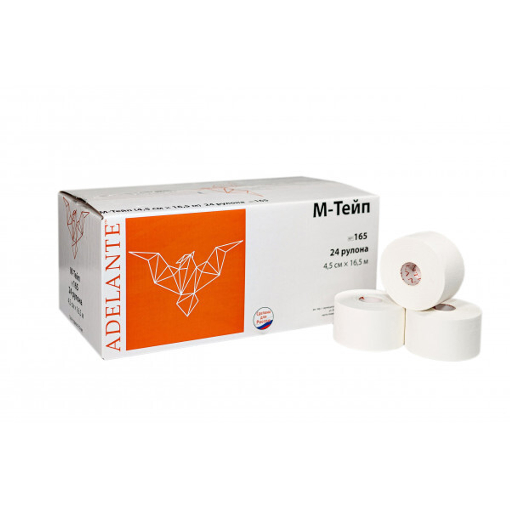Спортивный тейп M-TAPE Adelante 4,5 см х 16,5 м