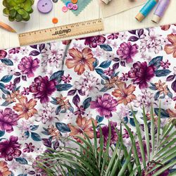 Ткань барби скульптура сиреневых и бронзовых цветов