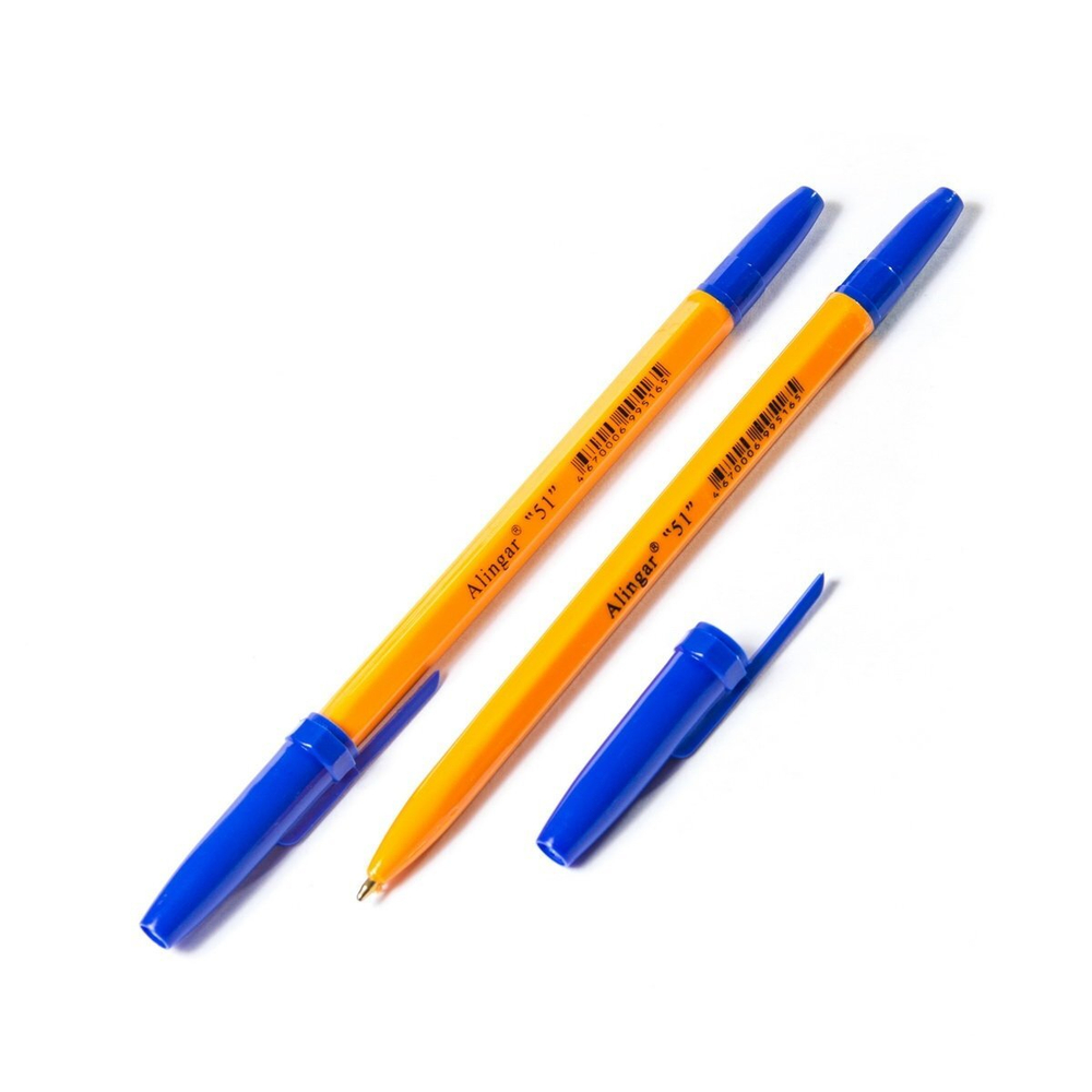 Ручка шариковая Alingar "51" синяя, 1,0мм
