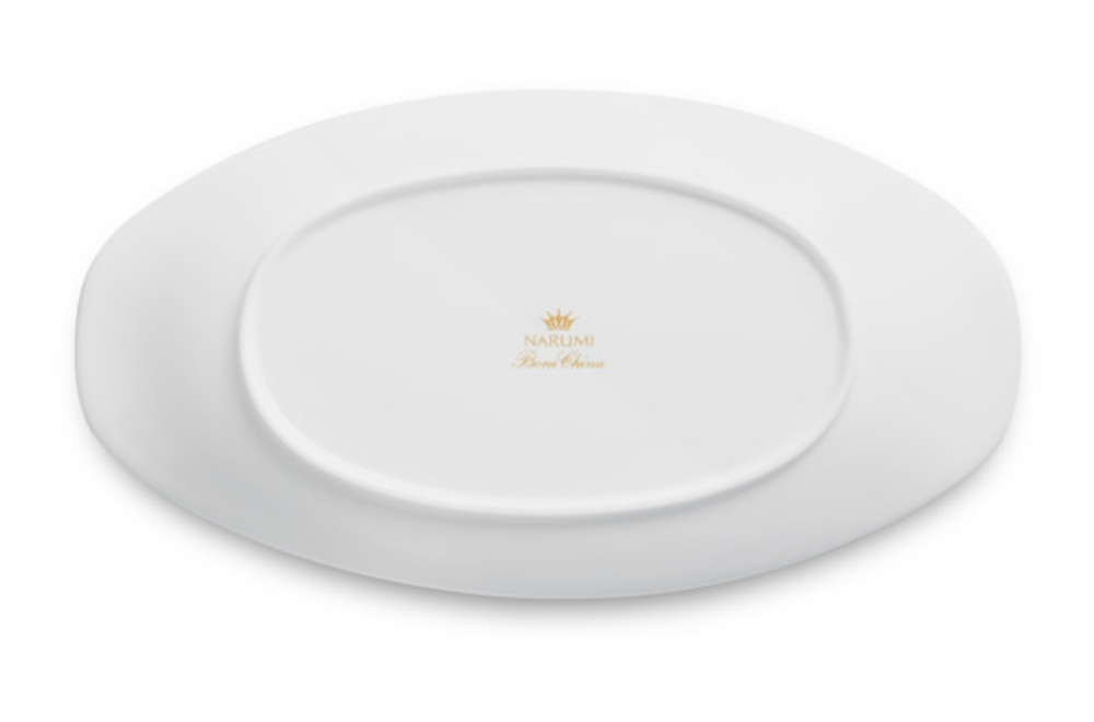 Блюдо овальное 23см Narumi Рошель белое