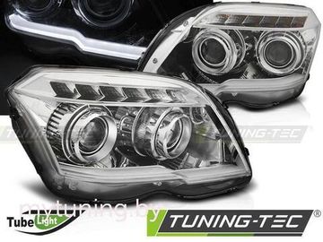 Фары передние TUBE LIGHT CHROME для Mercedes GLK X204
