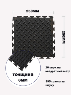 Модульная плитка из ПВХ на пол