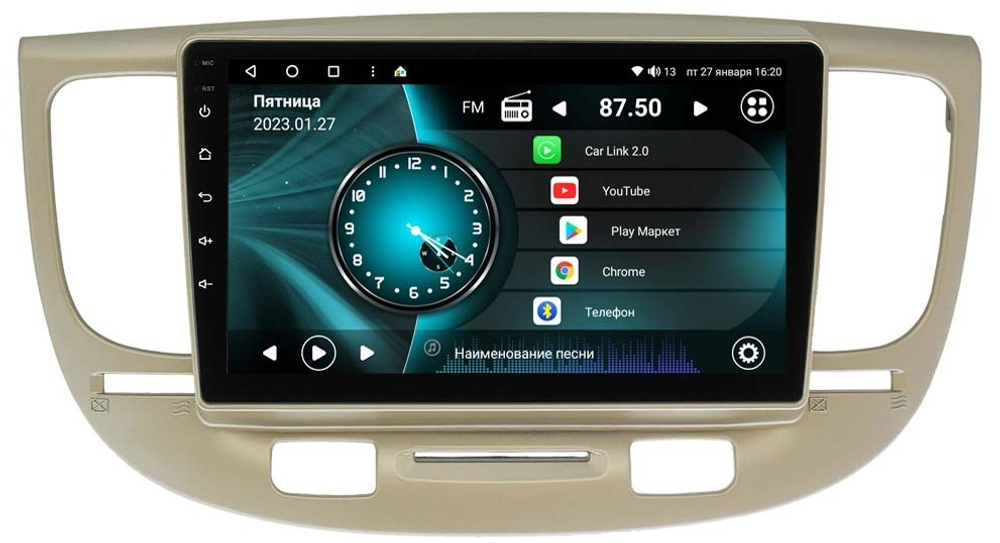 Магнитола для KIA Rio 2005-2011 - Vaycar VA27-1106 на Android 13, 8-ядер, 2Гб-32Гб, 4G SIM-слот