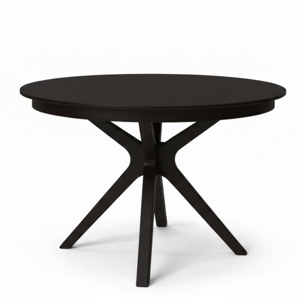 Обеденный стол Гермес 100(130)x100 (черный)