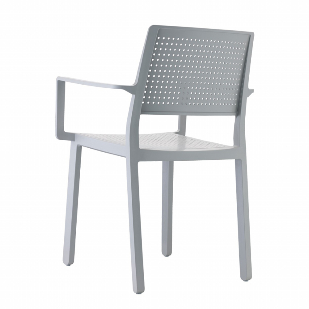 Кресло пластиковое Scab Design Emi, светло-серый
