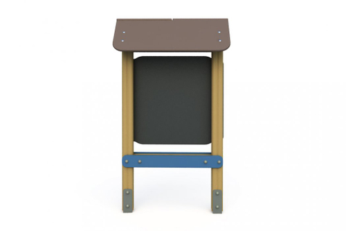 Развивающая панель Доска для мела с крышей