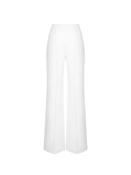 Брюки расклешенные из крепа