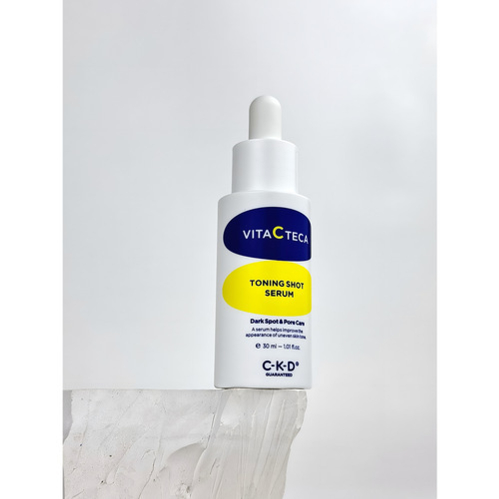 Ампула с витамином С и спикулами CKD Vita C Teca Toning Shot Serum, 30 мл