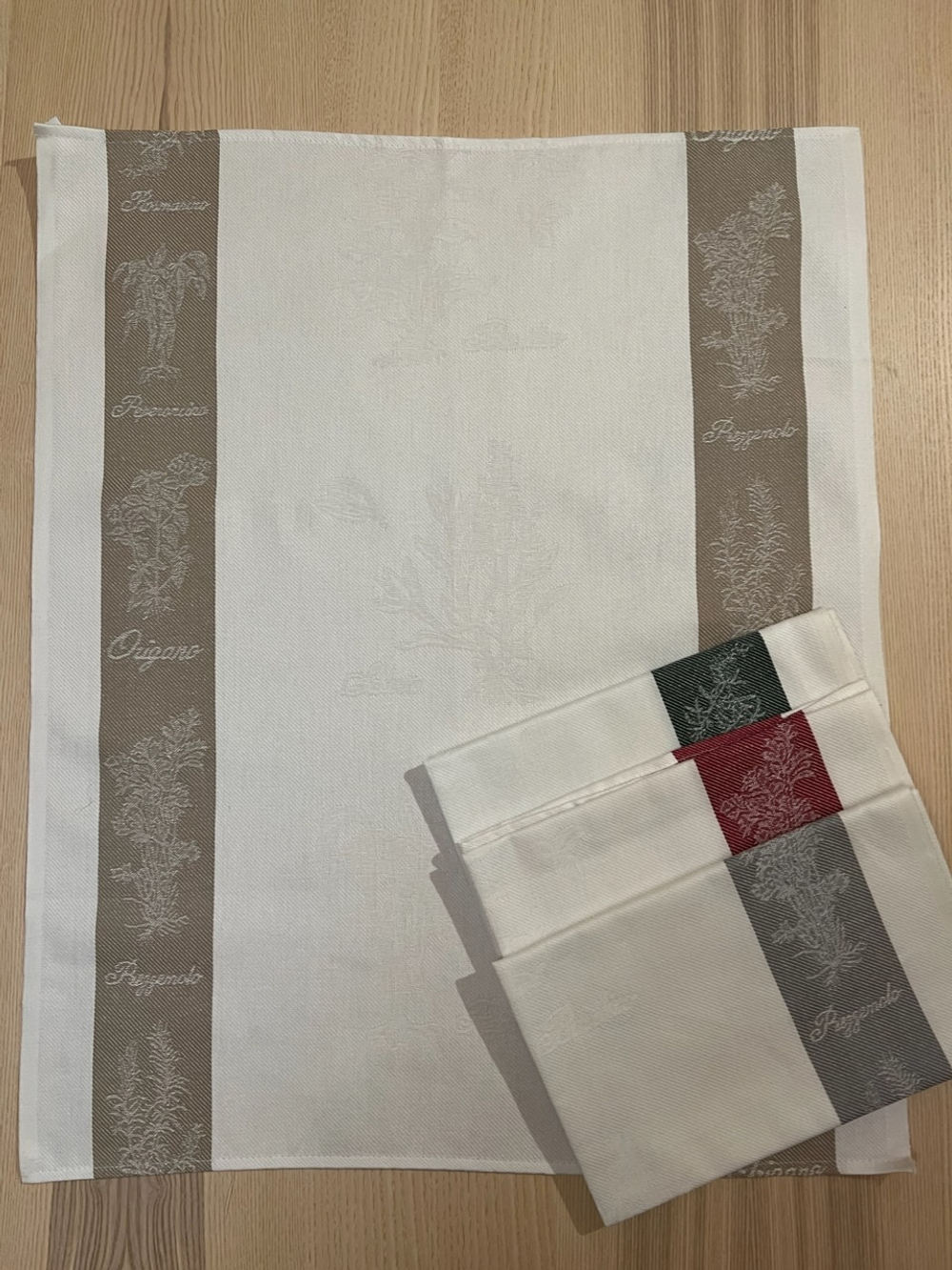 Набор кухонных полотенец 4шт Milano травы