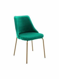 Стул "Флорес" 2 шт. Антивандальная ткань, Золотые ножки