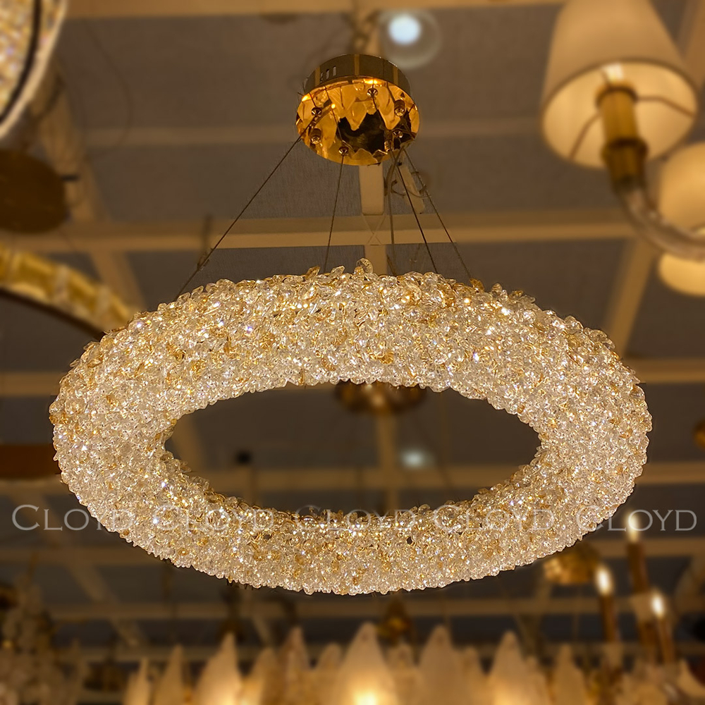 Люстра Cloyd EDEL-A C1 / Ø60 см - золото (арт.11368)