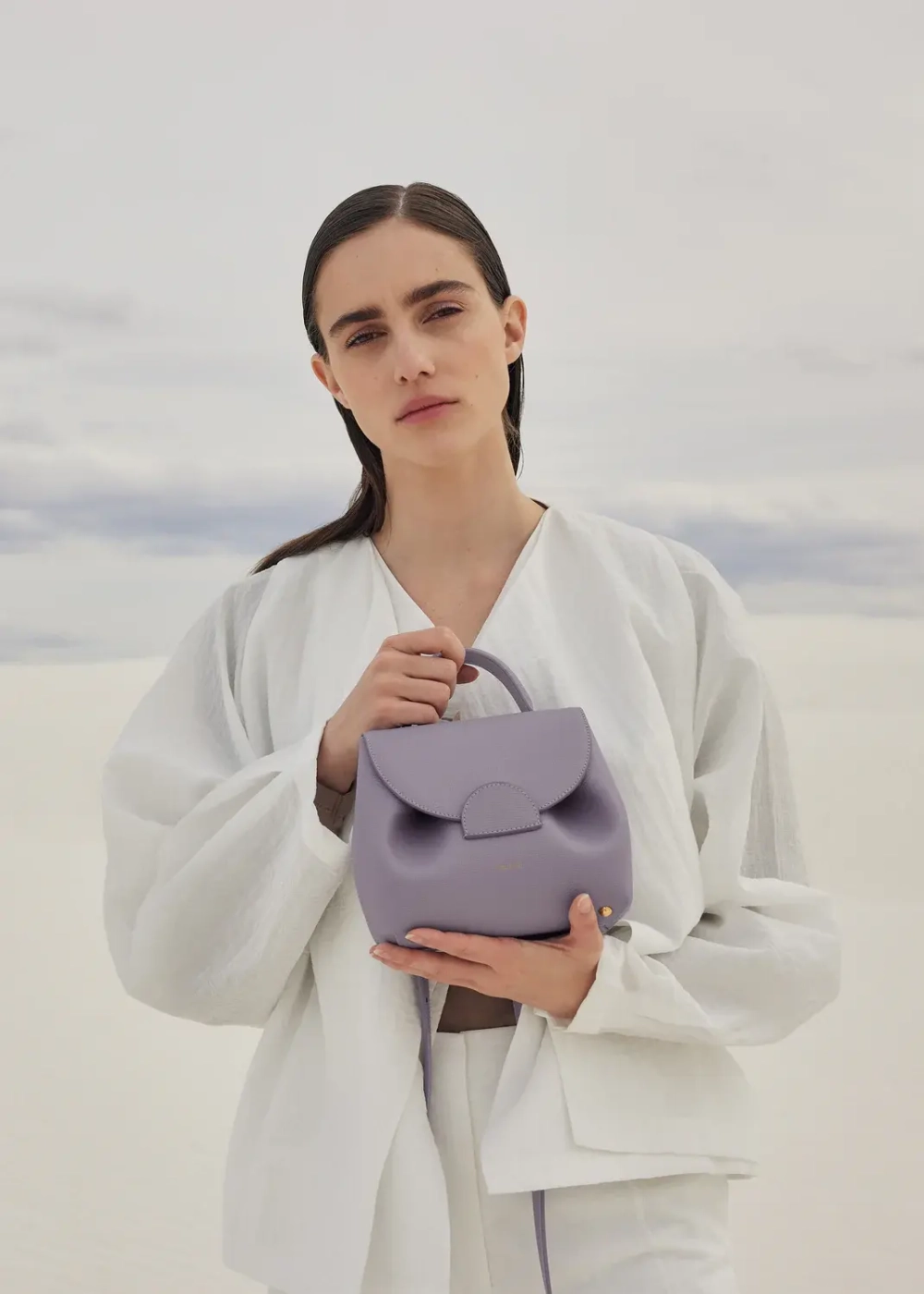 POLENE СУМКА NUMERO UN NANO, ЛИЛОВЫЙ