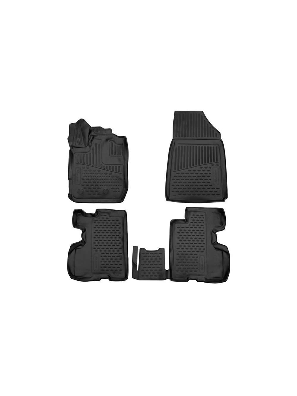 Коврики в салон для RENAULT Arkana, 2019- кроссовер, 4шт. (полиуретан) ELEMENT3D02303210K