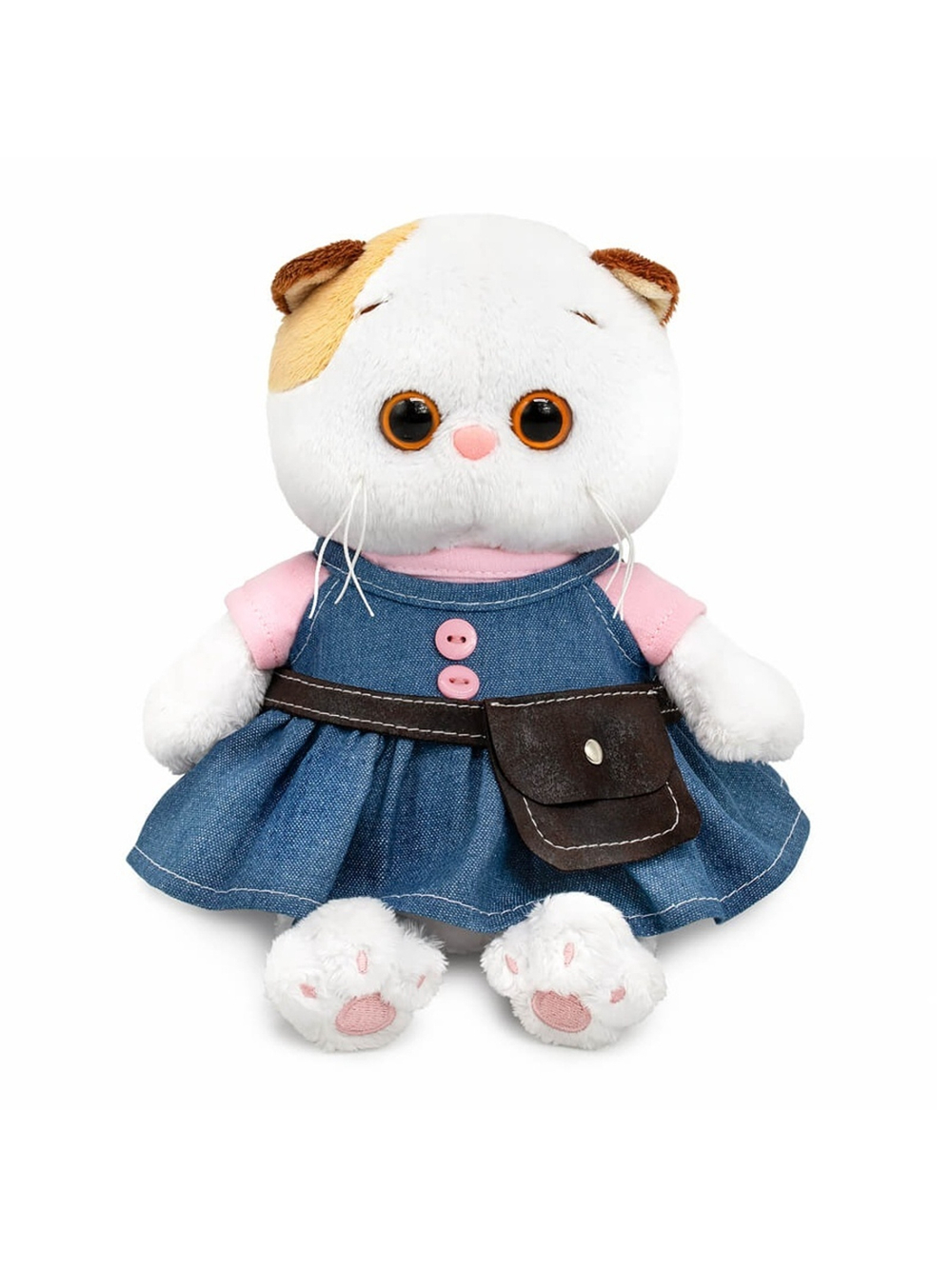 Мягкая игрушка Кошечка Ли-Ли в сарафане 20 см LB-157