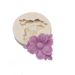 Молд силиконовый для творчества "Цветок. Фиалка. Примула. Лютик." 6 см / Форма для мыла, воска, гипса, полимерной глины, фитомолд