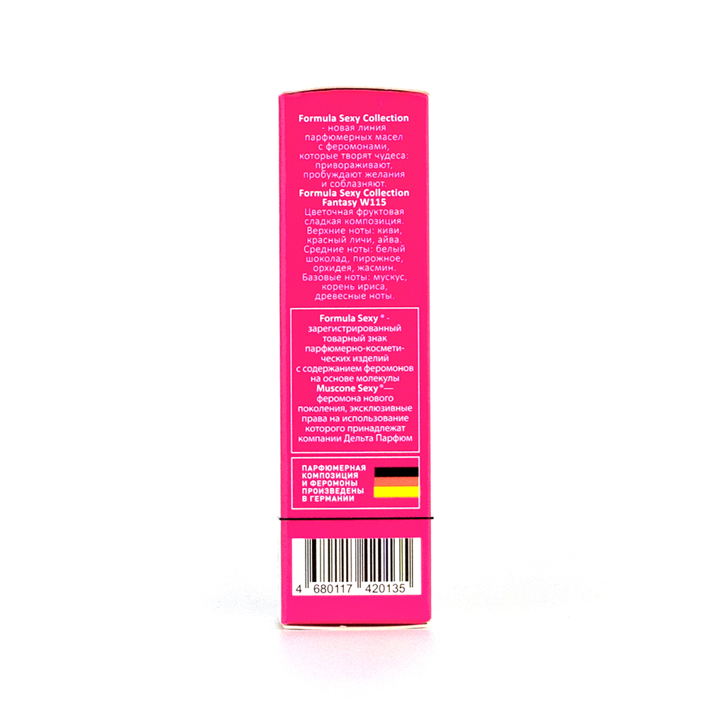 Парфюмерное масло с феромонами Formula Sexy Collection Fantasy W115 (Формула Секси Коллекшн Фэнтези W115) – 8ml for women
