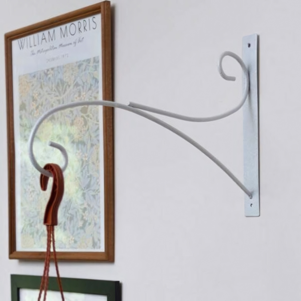 Крючок для подвесных кашпо средний (Белый) М0000222