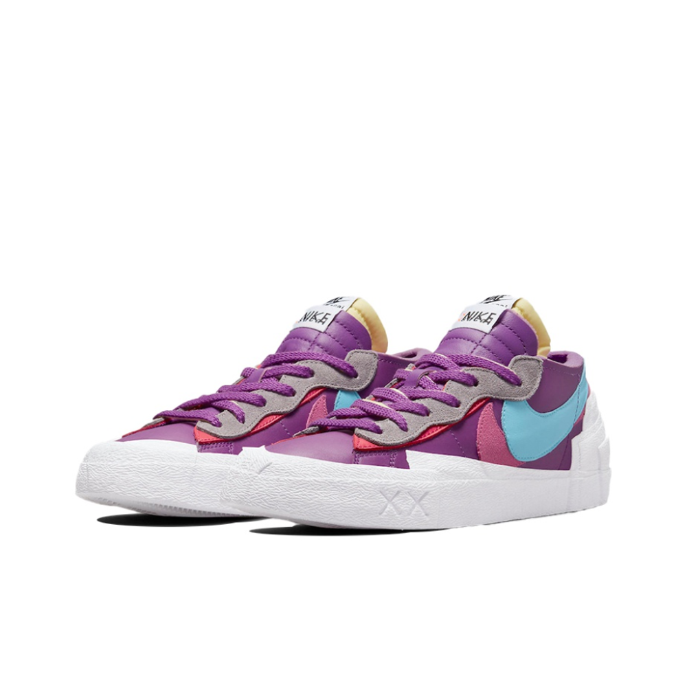 Кроссовки KAWS x Sacai x Nike Blazer Low 'Purple Dusk' DM7901‑500