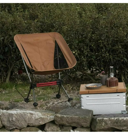 Кресло туристическое Naturehike YL08 складное, оранжевое, до 120 кг