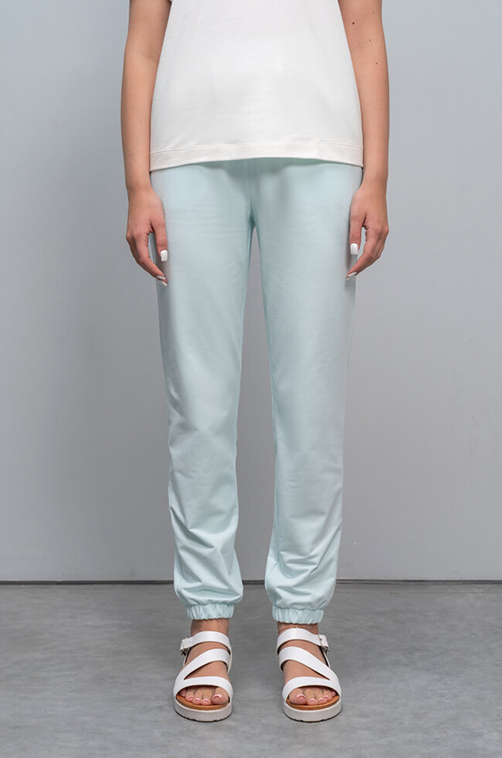 3923 Брюки женские (аква)